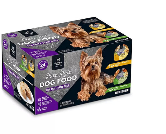 Pate Style Dog Food, Variety Pack, 3.5 oz., 24 ct.