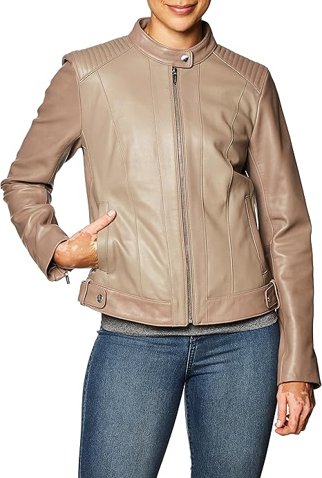 womens Leather Racer Jacket - Leather Jacket Women Love to Have in Their Closet