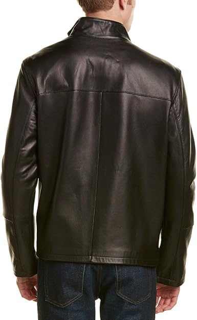 Men's Smooth Lamb Leather Moto Jacket