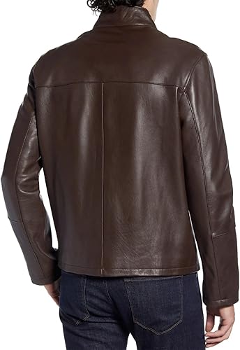 Men's Smooth Lamb Leather Moto Jacket