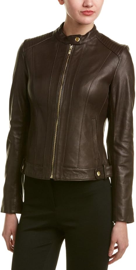 womens Leather Racer Jacket - Leather Jacket Women Love to Have in Their Closet