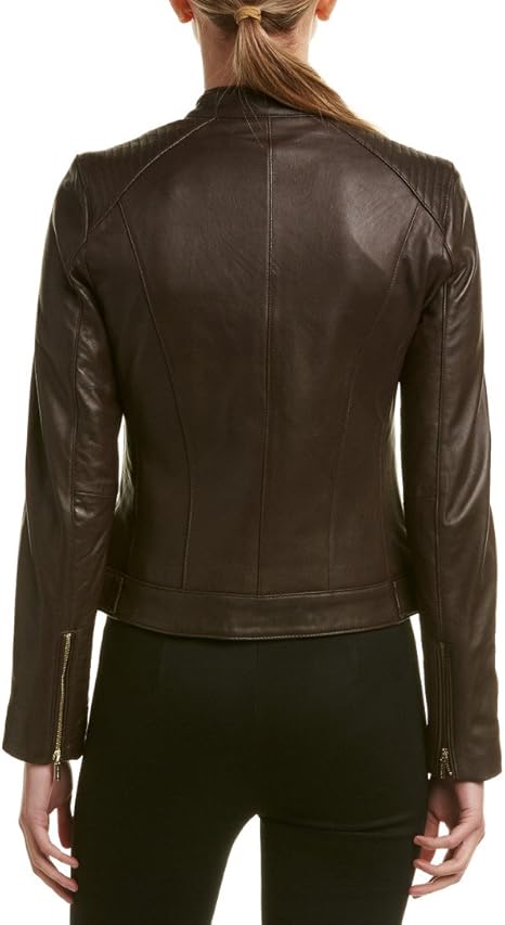 womens Leather Racer Jacket - Leather Jacket Women Love to Have in Their Closet