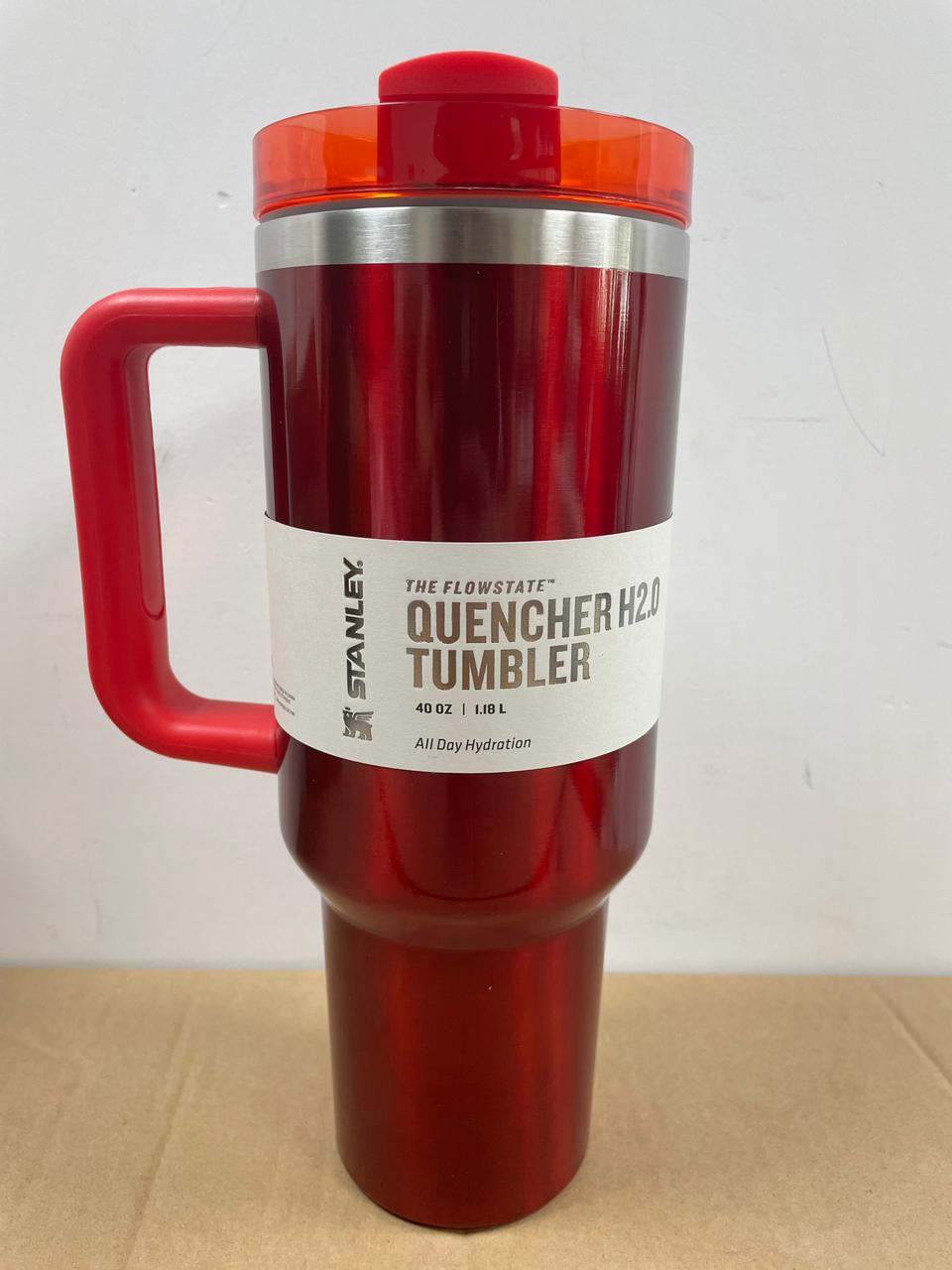 Stanley 40 Oz H2.0 FlowState Quencher Tumbler Target Red Valentine's Day Exclusive Model