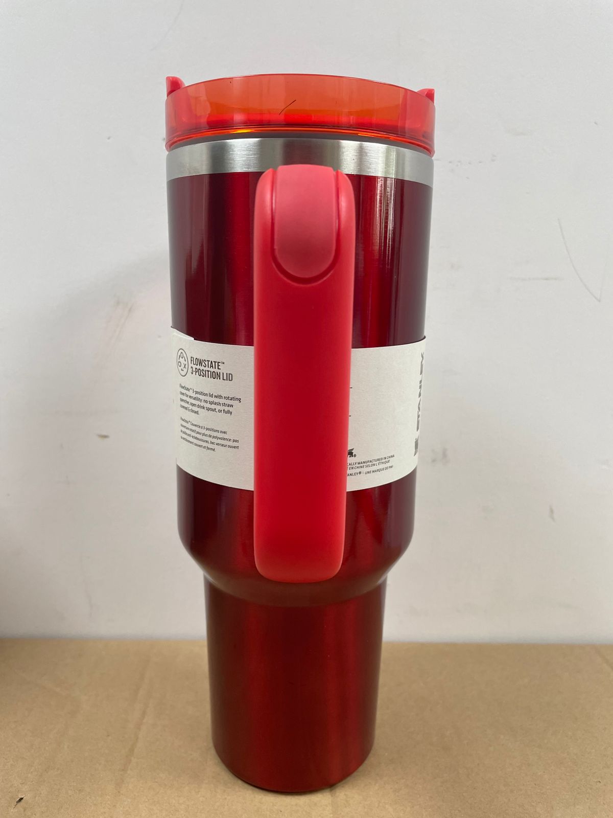 Stanley 40 Oz H2.0 FlowState Quencher Tumbler Target Red Valentine's Day Exclusive Model