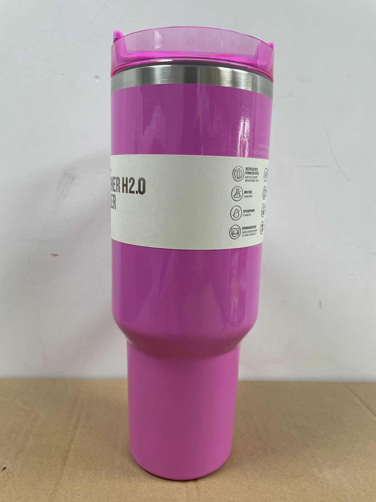 Stanley 40oz FUCHSIA PINK Quencher H2.0 Tumbler